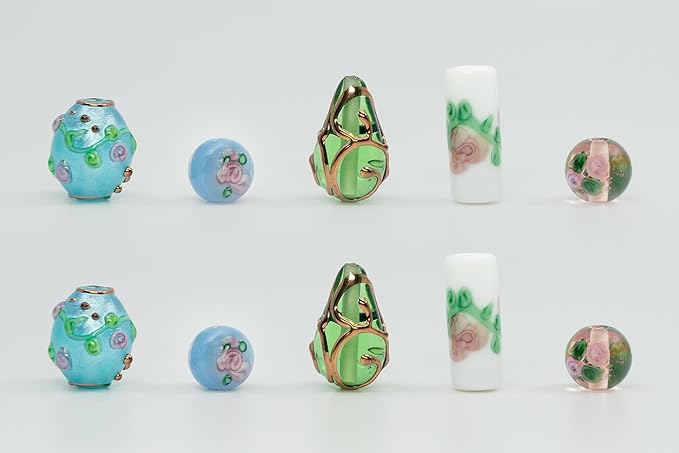 10 pcs Mix of Bohemia Lampwork Czech Glass Beads by CzechBeadsManufacturer