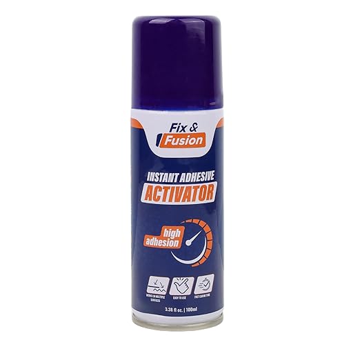 FIX & FUSION Activator Spray, Instant Cure Accelerator by FIXFUSION