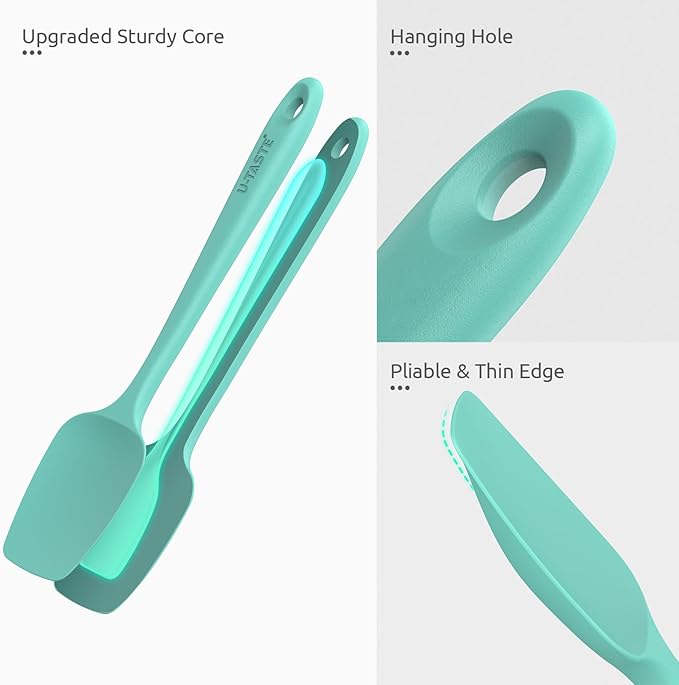 U-Taste Silicone Baking Spatula Set: 600ºF High Heat Resistant, Food Grade - Image 6