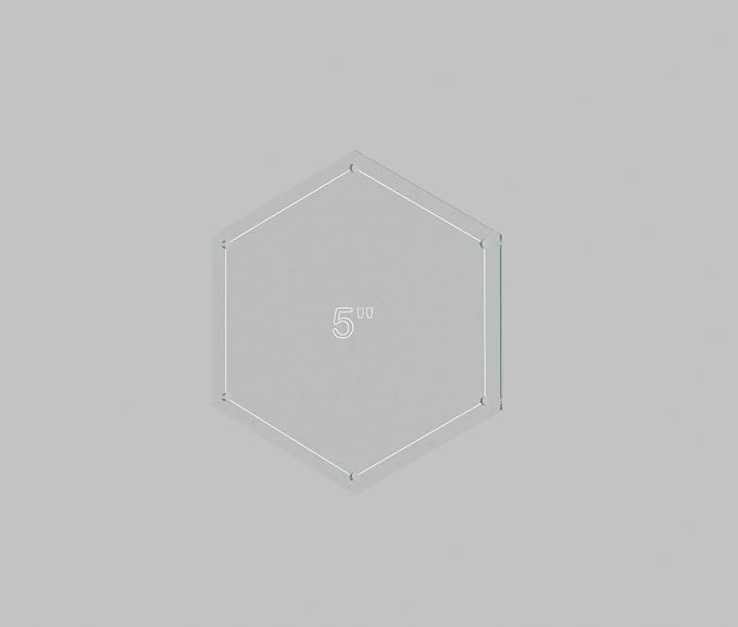 Hexagon Quilting Template Set - Image 2