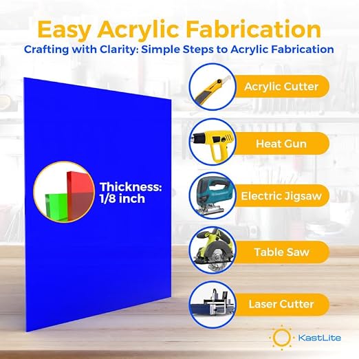 KastLite Colored Acrylic Sheets Nominal 12" x 24" - Image 5
