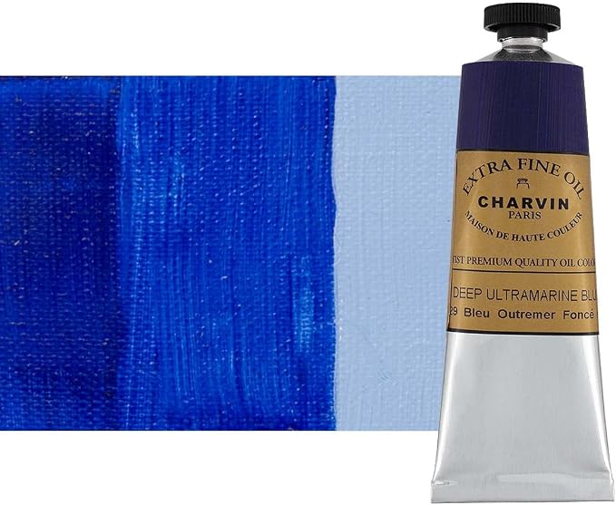 Charvin Extra Fine Oil Paint, Ultramarine Blue Deep 60 mL by Unknown
