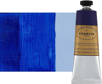 Charvin Extra Fine Oil Paint, Ultramarine Blue Deep 60 mL by Unknown