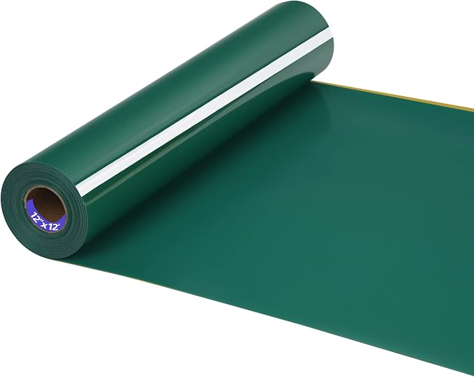 HTV Iron on Vinyl 12Inch by 12ft Roll Heat Transfer Vinyl by HTVVETUR