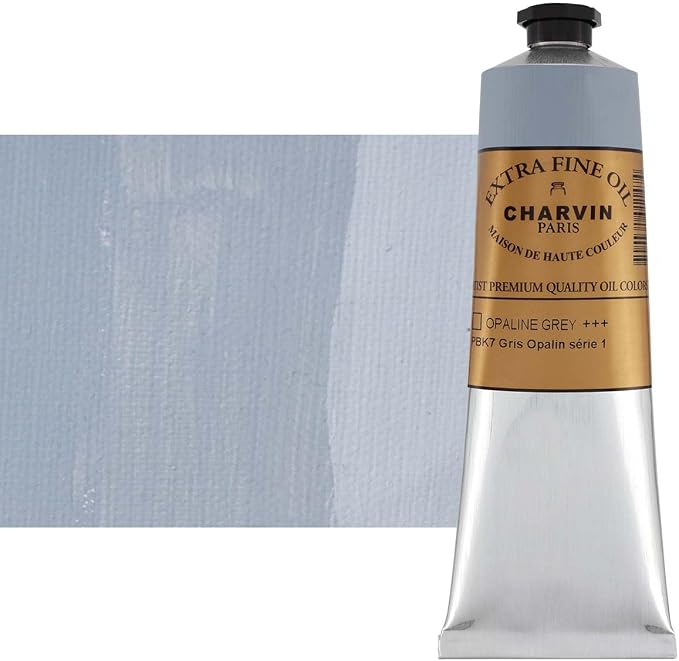 Charvin Extra Fine Oil Paint, Opaline Grey 150 ml - Image 2