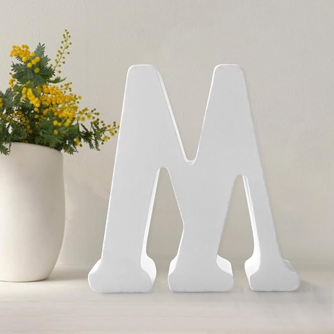 Wood Letters 4.3 Inch, Wooden Letters by UVEPBSMN