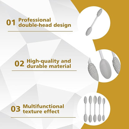 5PCS Double-Ended Clay Sculpting Tools, Polymer Clay Texture Tools Set - Image 3