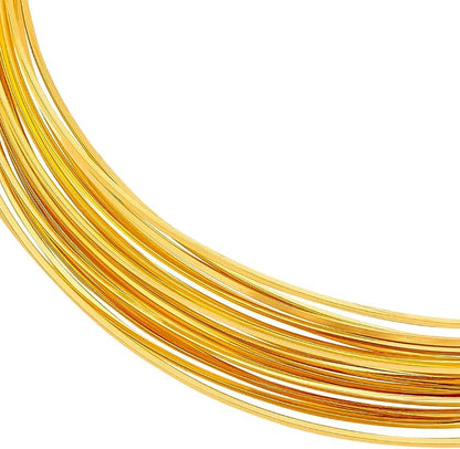 BENECREAT 23 Gauge 16 Feet Square Copper Wire, Bendable Metal Craft Wire by BENECREAT