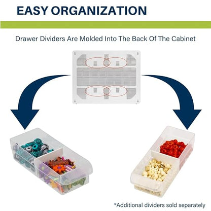 Akro-Mils 64-Drawer Plastic Drawer Storage Cabinet - Image 5