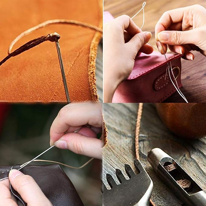 Colorful 284Yards Leather Sewing Waxed Thread-Practical Long Stitching Thread - Image 4