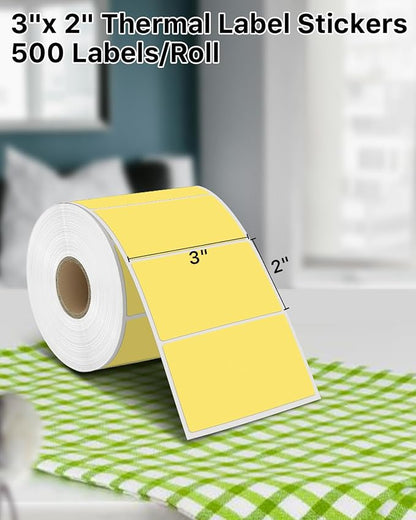 iEager 3" x 2" Thermal Labels, Rectangle Thermal Printer Stickers, - Image 2