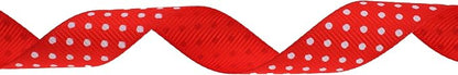 Polka Dot Grosgrain Ribbon 25 Yard Each Roll 100% Polyester - Image 2