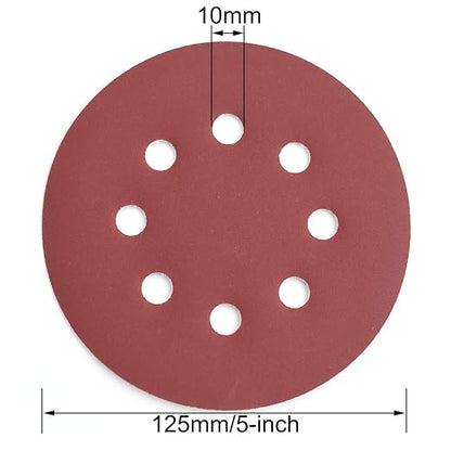 5-Inch 8-Hole Hook and Loop Sanding Discs, 600/800/1000/1200/1500/2000 Fine - Image 5