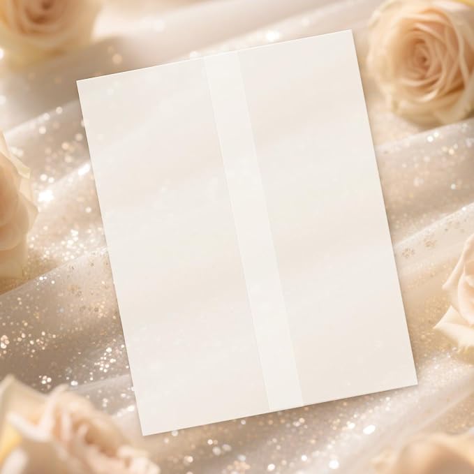 60 Pack Pre-Folded Vellum Jackets by Unknown