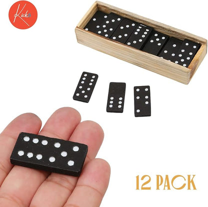 Kicko Mini Wooden Dominoes Set - Image 2