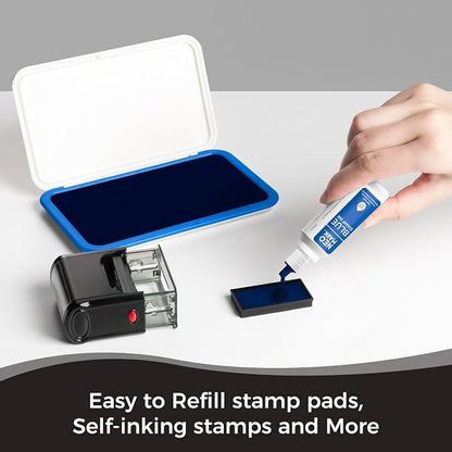 Premium Stamp Ink, Quick-Drying and AP-Certified Non-Toxic Refill Ink - Image 5
