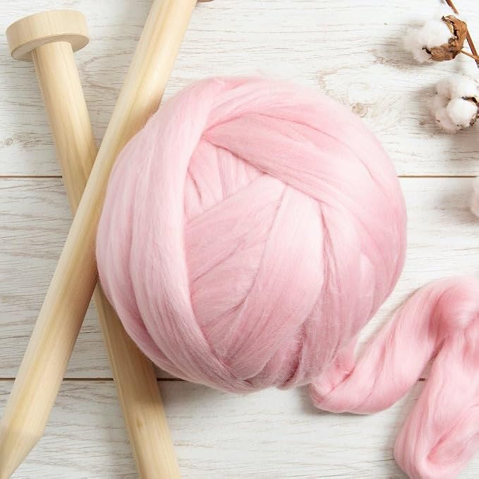 Colored Natural Wool roving, 8 OZ. Best Wool - Image 6