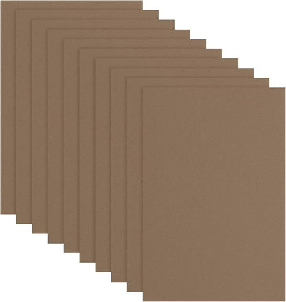 uxcell 10 Pcs Brown EVA A4 Foam Sheets Crafts, 12 x 8 Inch Foam Paper by uxcell