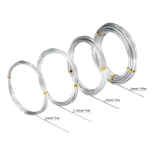 4 Pcs Aluminum Craft Wires, Bendable Craft Wire - Image 2