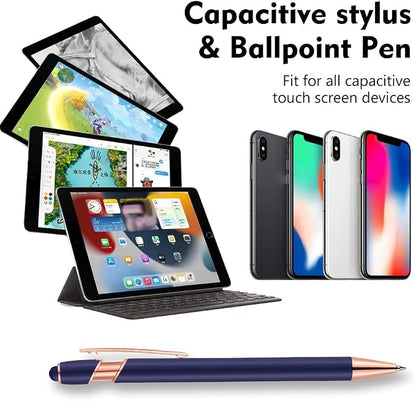 12 PCS 2 in 1 Stylus Ballpoint Pen - Image 3