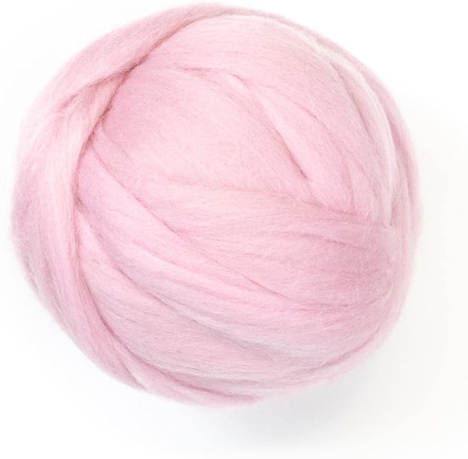 Colored Natural Wool roving, 8 OZ. Best Wool by Kondoosnaturalfibers