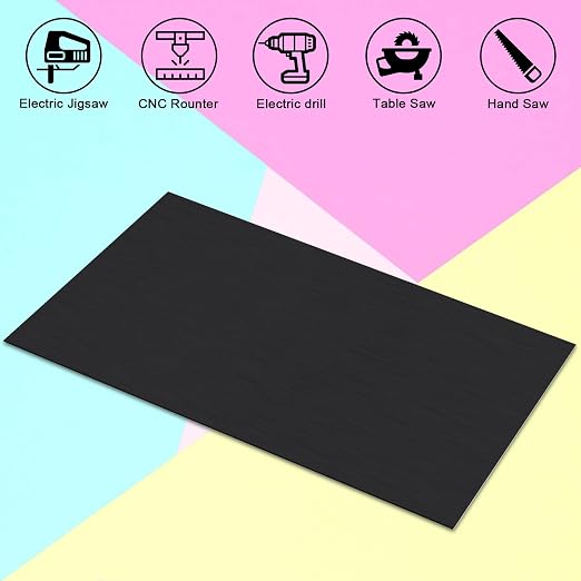 Anodized Aluminum Sheet Metal 8 x 12 x 1/32 Inch Black Plates - Image 4