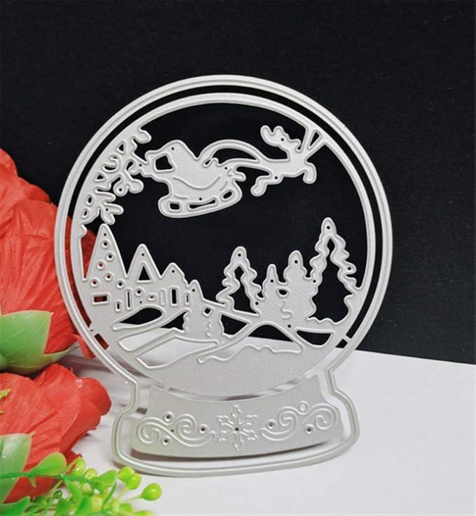 Metal Cutting Dies DIY Merry Christams Embossing Stencil Template Scrapbooking - Image 2