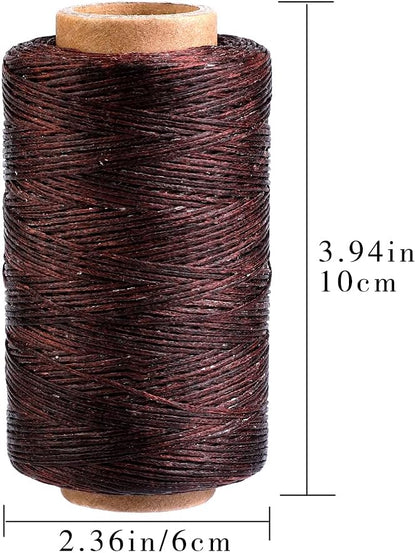 284 Yards Waxed Thread, 210D Heavy Duty Wax Upholstery Thread - Image 2