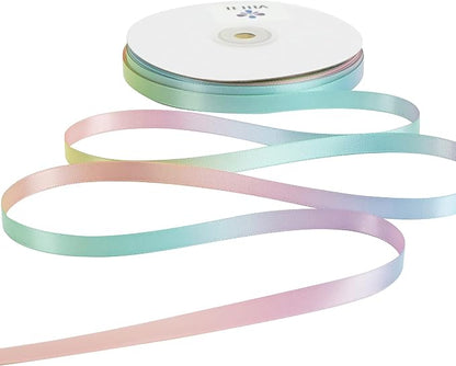 MEEDEE Pastel Rainbow Satin Ribbon by MEEDEE