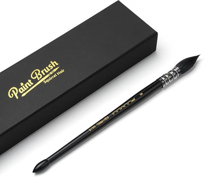 Professional Watercolor Brush, Fuumuui Natural Squirrel Hair Mop Brush by FUUMUUI