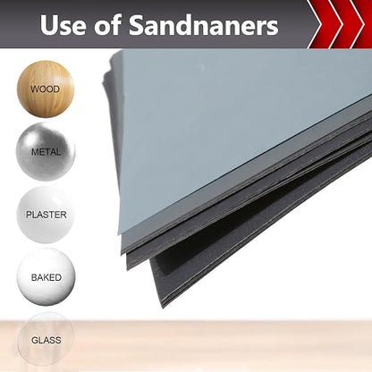 25 Pcs Wet Sandpaper, Sand Paper Assortment - Image 4
