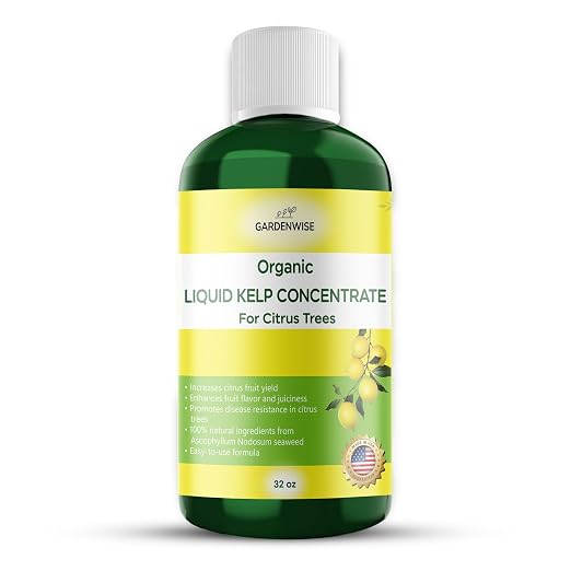 Organic Premium Kelp Seaweed Fertilizer: All-in-One Citrus Tree Fertilizer by GARDENWISE