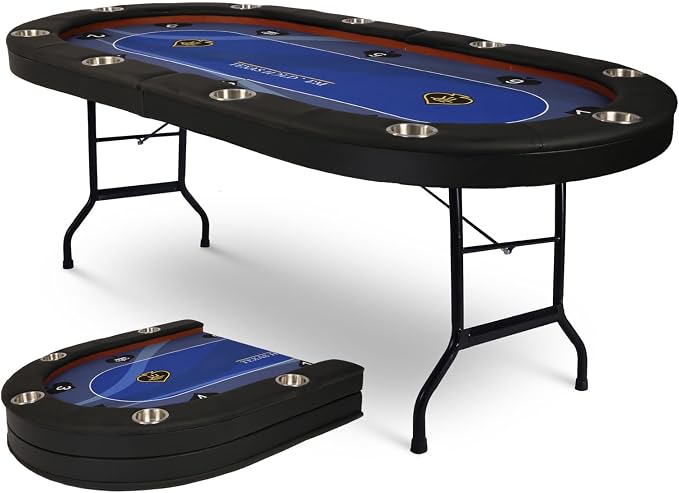 Upgrade Foldable Poker Table for 10 Players by DCDICLASSE