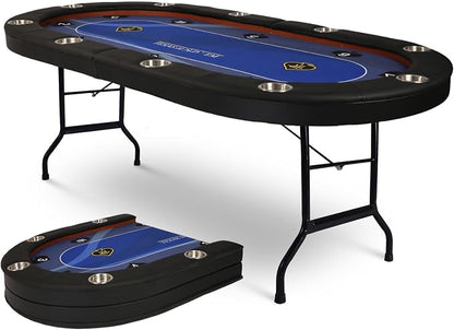 Upgrade Foldable Poker Table for 10 Players by DCDICLASSE