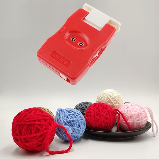 Xhziy Knitting Counter Mini Crochet Counter Knitted Manual Finger Counter - Image 5