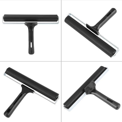 7.8 Inch Soft Rubber Brayer, Rubber Brayer Roller Paint Brush Ink Applicator - Image 5