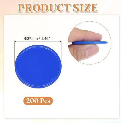 uxcell Plastic Poker Chips, Learning Counters Counting Counters Disk Marker - Image 2
