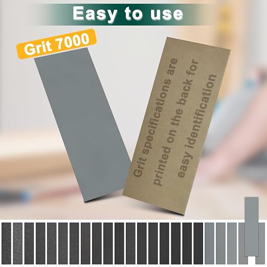 10PCS Sand Paper 7000 Grit Sandpaper Sheets, 9 x 3.6 Inch Wet Dry Sandpaper - Image 3