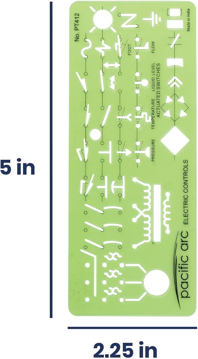 Pacific Arc Electrical Controls Template Guide, Standard Symbols Used in - Image 2