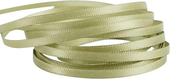 HUIHUANG Solid Color Satin Ribbon 1/8 inch x 100 Yards Roll Ribbon Double Faced - Image 2