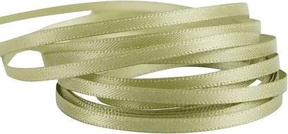 HUIHUANG Solid Color Satin Ribbon 1/8 inch x 100 Yards Roll Ribbon Double Faced - Image 2