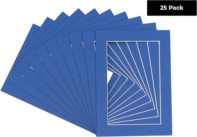 Pack of 25 Acid Free 8x10 Mats Bevel Cut - Image 2