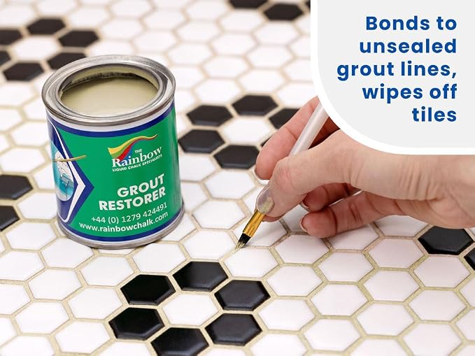 Grout Pen Cream Grout Paint: Waterproof Tile Paint Grout Refresh Restorer - Image 2