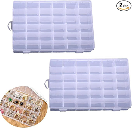 2pcs Plastic Organizer Container Box by iHMeiju