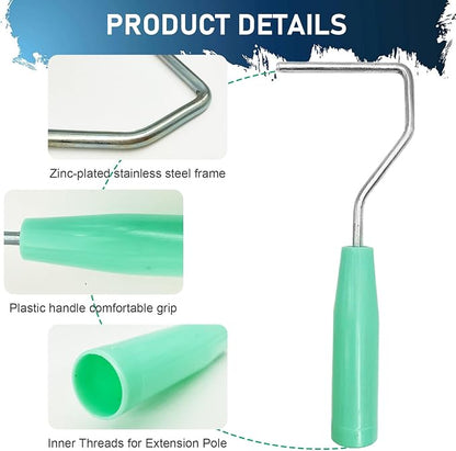 4 Inch Paint Tray, 25 Pack Plastic Paint Tray Kit, Heavy Duty Paint Roller Tray - Image 4