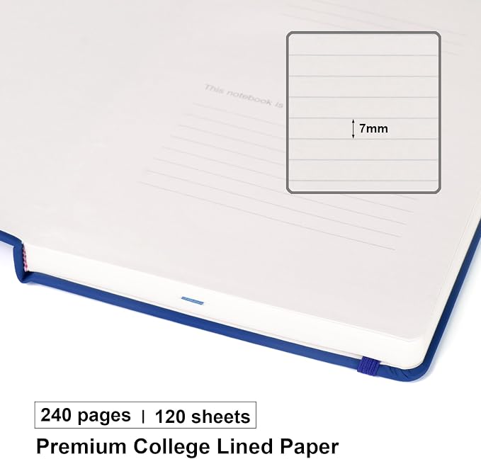 Comix Lined Journal Notebook for Women Men, Journaling Notebooks for Office - Image 3
