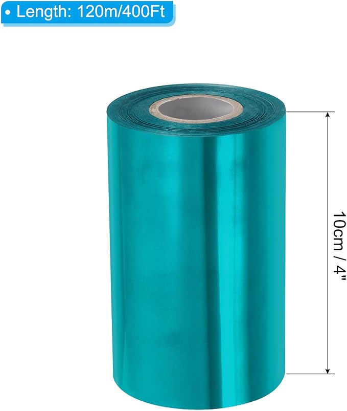PATIKIL 4"x400Ft Hot Stamping Foil Paper, Heat Transfer Hot Stamping Paper Foil - Image 2
