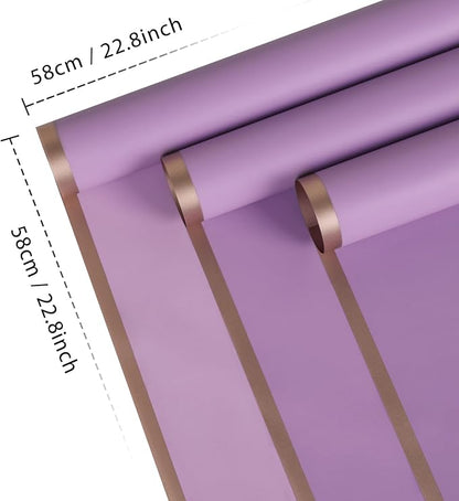 FUHITIM 20 Sheets Flower Wrapping Paper - Image 2