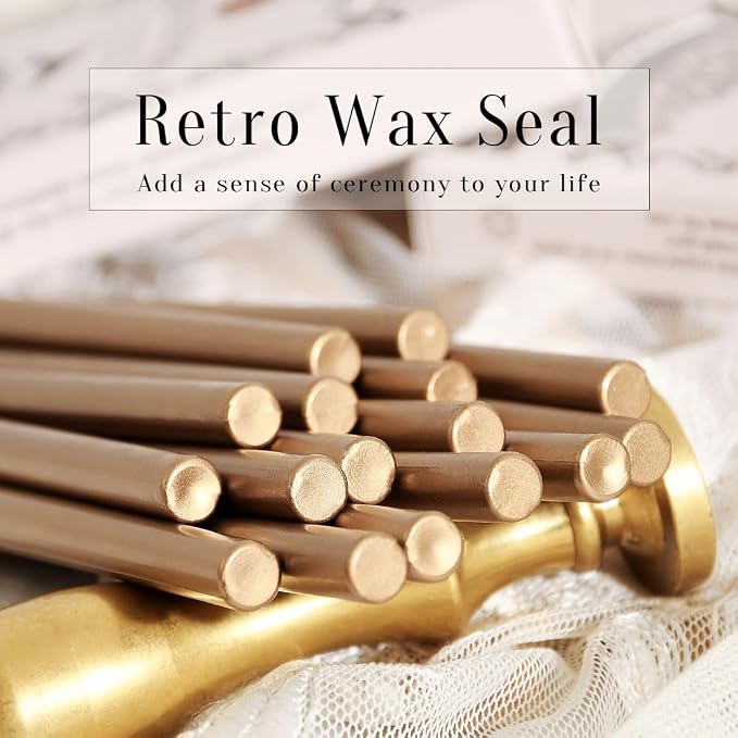 Classic Antique Gold Sealing Wax Stick, Wax Seal Stick - Image 5