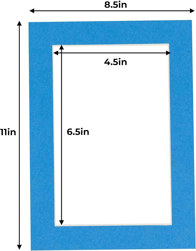 5x7 Mat for 8.5x11 Frame - Image 3